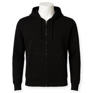 Fashion Nova Hoodie Black Latest And Greatest French Terry Zip Basic Size Small